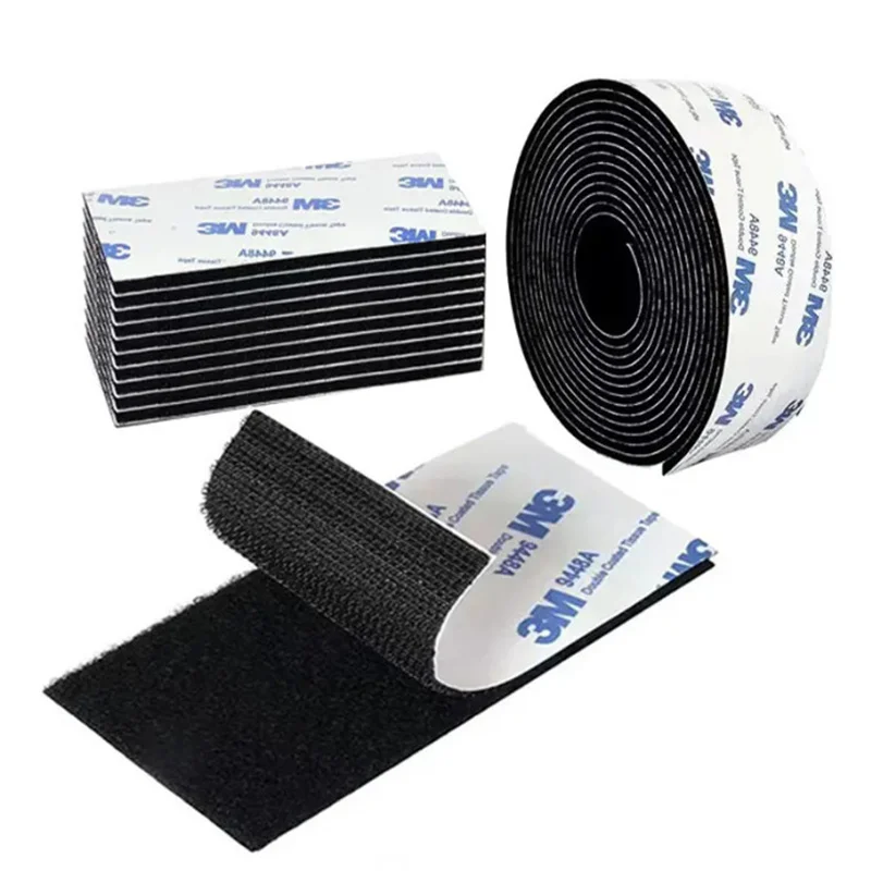 Customizable Strong Sticky Adhesive Hook Loop Strap Double Sided Dots Heat Resistance Nylon Tape Feature Custom Size