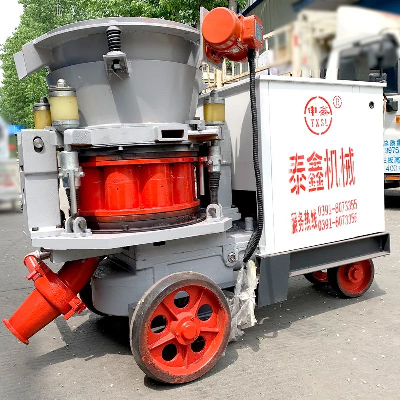 Under ground shotcrete machine normet 6m3/h refractory gunning machine dry type refractory gunning machine for cement kilns
