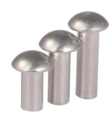 Manufacturer high strength aluminum din 660 steel round head solid rivets