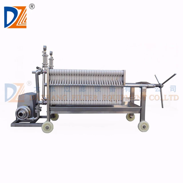 Фильтрующий пресс для винных ликеров, оборудование для фильтрации растений, фильтрующая пластина высокого давления, винтовой домкрат, автоматическая пищевая нержавеющая сталь