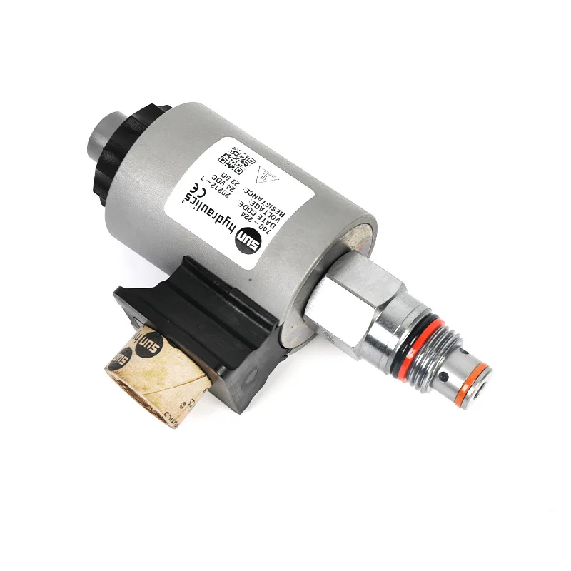 Hydraulic direct-acting, solenoid-operated directional blocking poppet valve, DTAF SUN cartridges for truck and crane