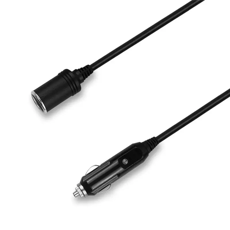 Car Socket Adaptor Plug For Charger 12v Extender Male Connector Extension 12 Volt Cigarette Lighter Splitter