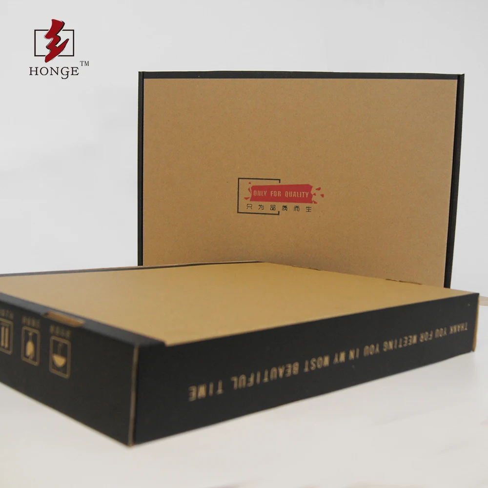 Honge Eco-friendly Rigid Factory Supply in Stock Free Sample Custom Printing Paper Packaging Craft Paper Corrugated Paper Boxes
