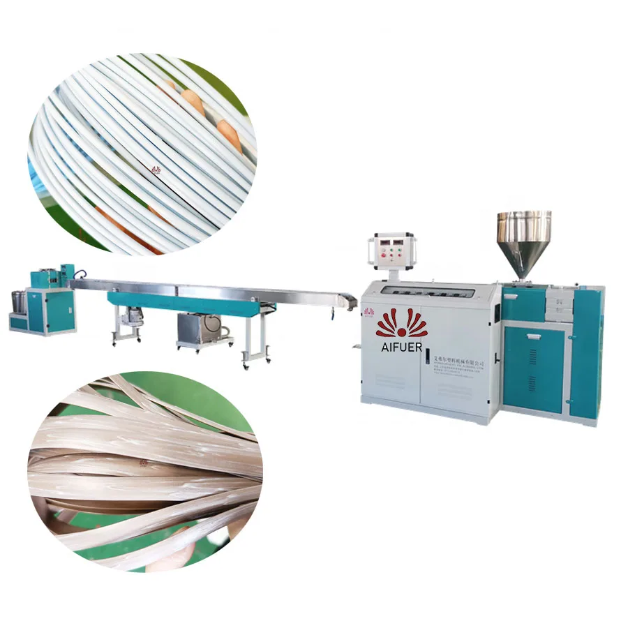 Plastic natural wicker rattan machine maker