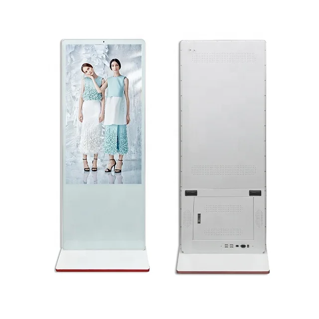 55inch Indoor Floor Stand Digital Signage LCD Advertising Screen Display Android Advertising Touch Screen Kiosks
