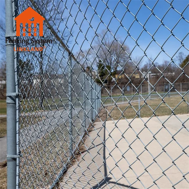 china cheap 8 feet high gi chain link fabric fence fram diamond wire mesh net fencing and accessories cost in kenya