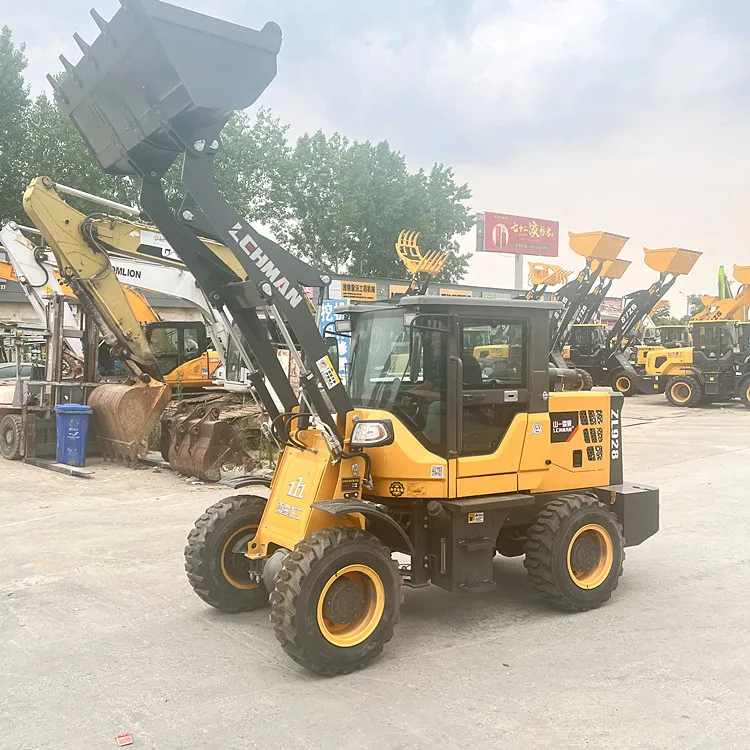 Mini compact agricultural personal backhoe loader wholesale 2 3 4 tons wheel loader construction machinery for sale