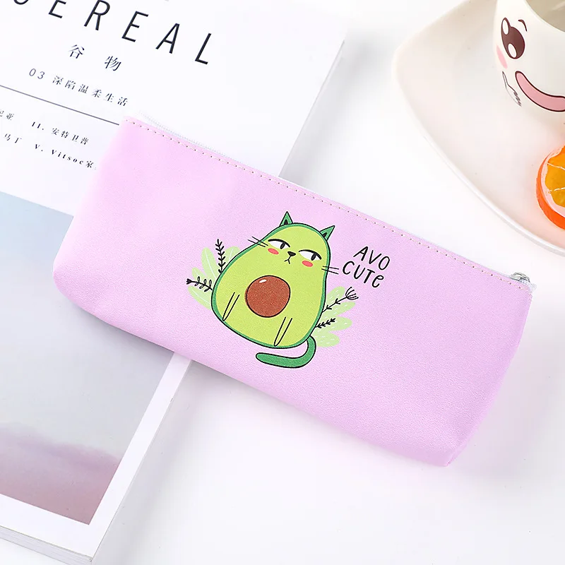 Medium Capacity Portable Multifunction Pen Bag School Student Kids Canvas Pencil Pouch Case