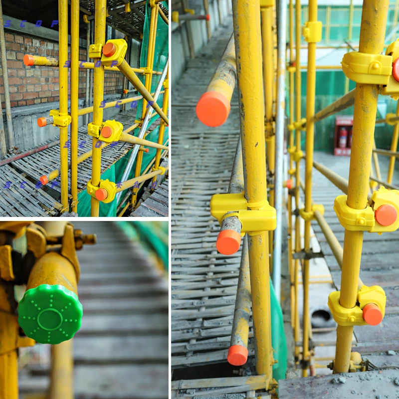 Q8 Green Factory двойное использование стальных и стальных труб 12-25 мм безопасный пластиковый резьбовой арматурный колпачок