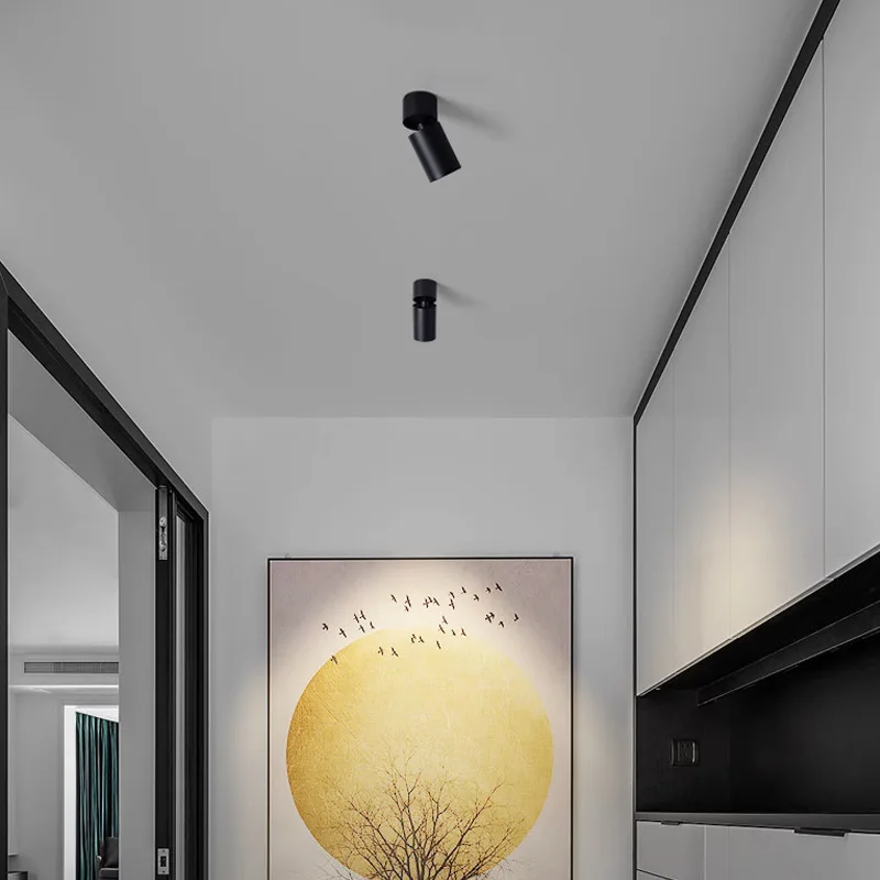 Foldable Dali Dimmable Led Spotlight 220v Ceiling Foldable Spotlight Up And Down Adjustable Surface Mounted Down Light