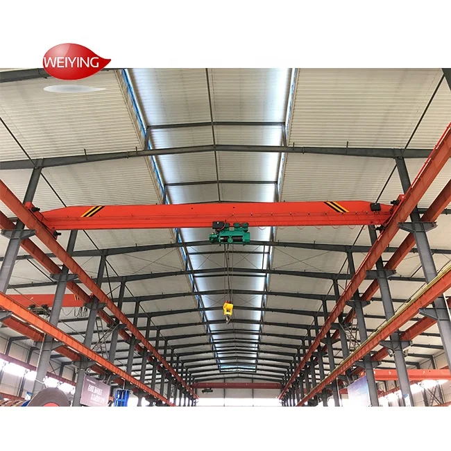 1-20Ton Overhead Crane LD Mobile Industry Travelling Rail Mounted Electric Wire Rope Hoist Lifting Bridge Winch Crane