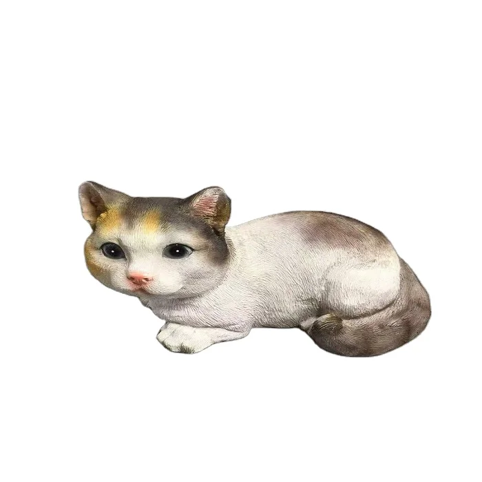 PROMOTIONAL FAST DELIVERY 2021 NEW DESIGN RESIN MUNCHKIN CAT FIGURINE ANIMAL STATUES BEST PRICE GARDEN DECORATION GIFT SOUVENIR