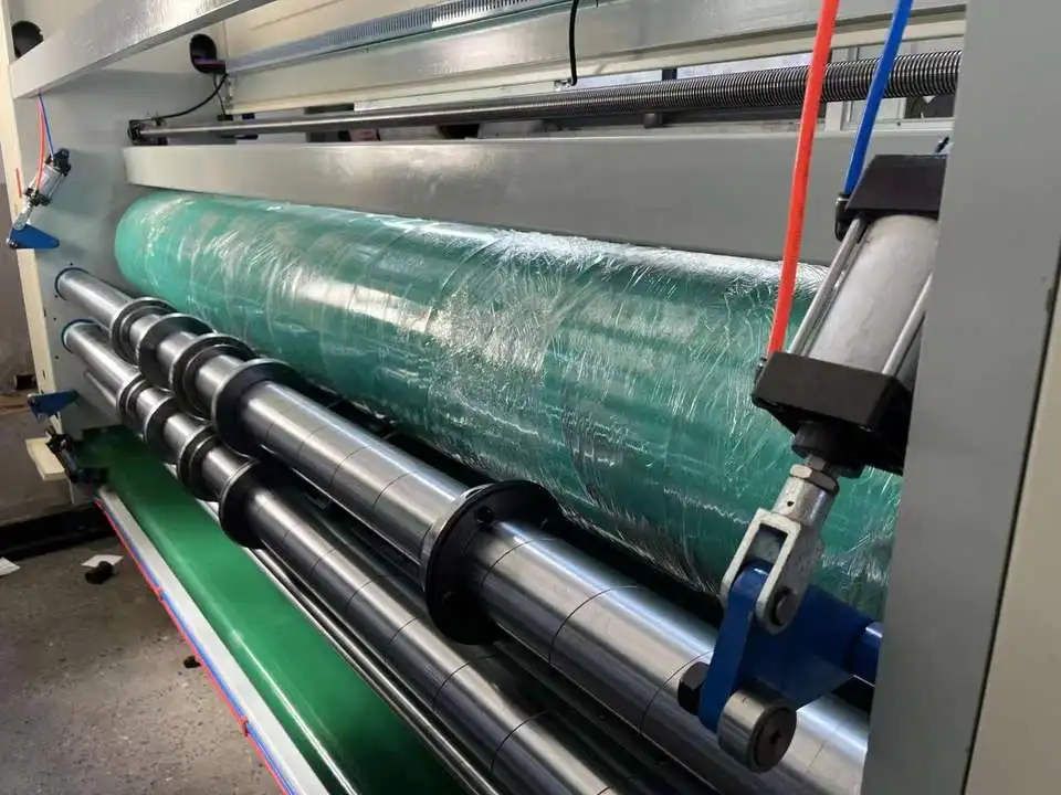 SOOME High Speed Automatic Control Corrugated Carton Box Flexo Printer 2 Color Printing Die Cutter Machine In China