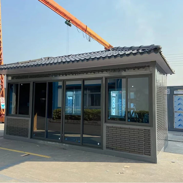 Недорогой красивый передвижной контейнер в китайском стиле, складной контейнер для офиса, 20 футов, сборный контейнер для дома