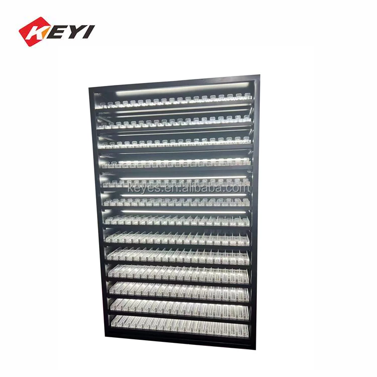 Customized Cigarette Display Racks America Station Smoke Shop Cigarettes Cabinet Cigarette Stands Display With Led Light