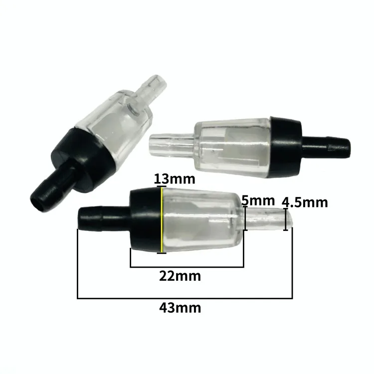 HiSin  Non return one way air small plastic mini valve aquarium