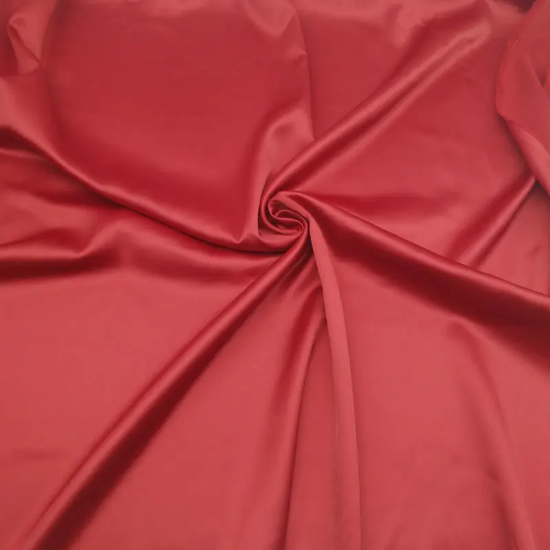 Heavy weight 97% polyester 3% spandex 220gsm stretch satin valentino fabric for nightwear