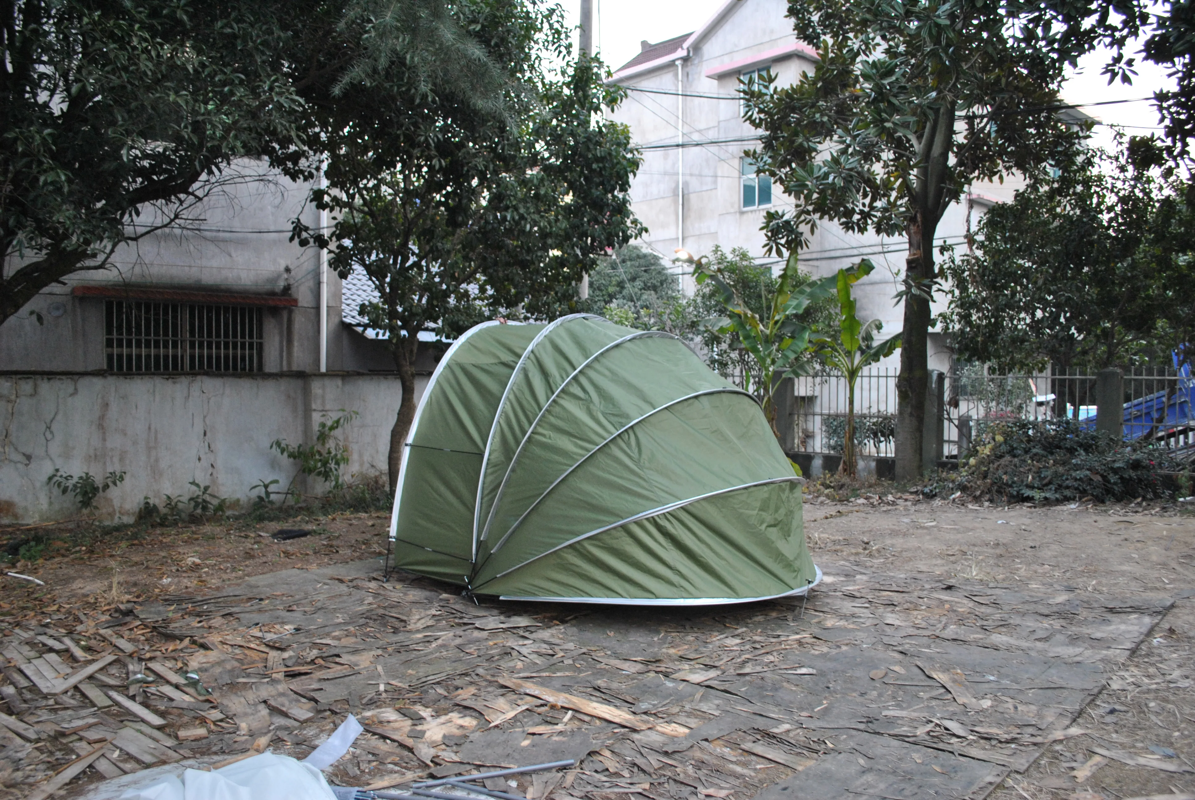 CZX-534 2 room Heavy Duty Bicycle Storage Tent - Waterproof Motorcycle Cover Space Saving tent,4 Bicycles Or Motorcycle tent