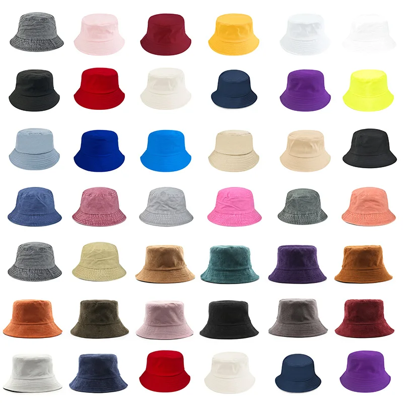 Custom Embroidery 3D Embroidery Logo Design Your Own Bucket Hat For Boys Stone Washed Bucket Hat With String