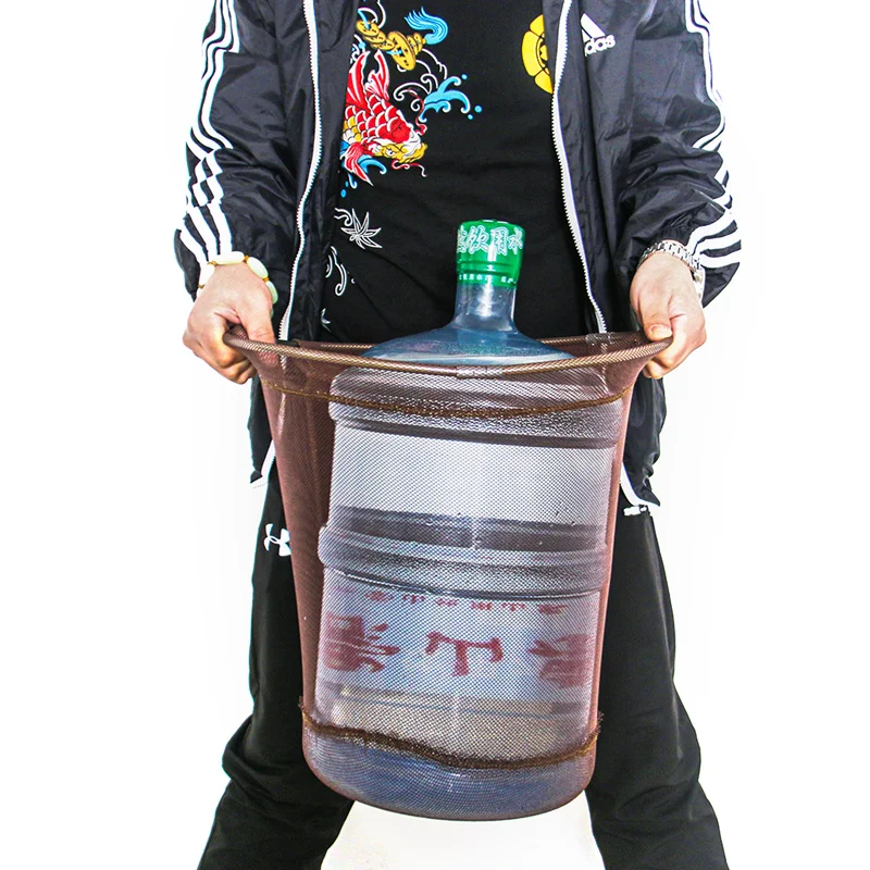 CWLN03-A  Wholesale Aluminum Alloy Telescopic Pole Handle Fishing Landing Net Fishing Net Rubber