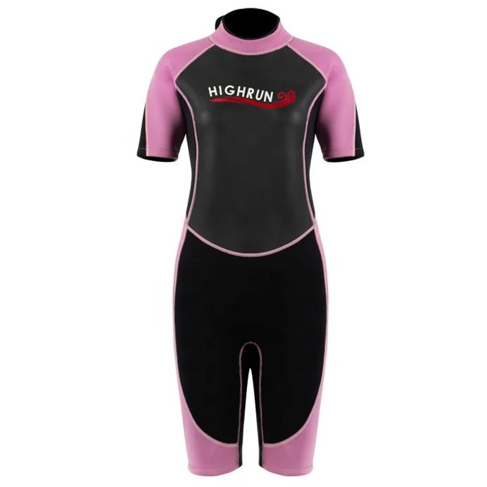 Wholesale 3MM 5MM High Guality Woman Neoprene Fabric Full Keeping Warm One Piece Diving Suittsuit