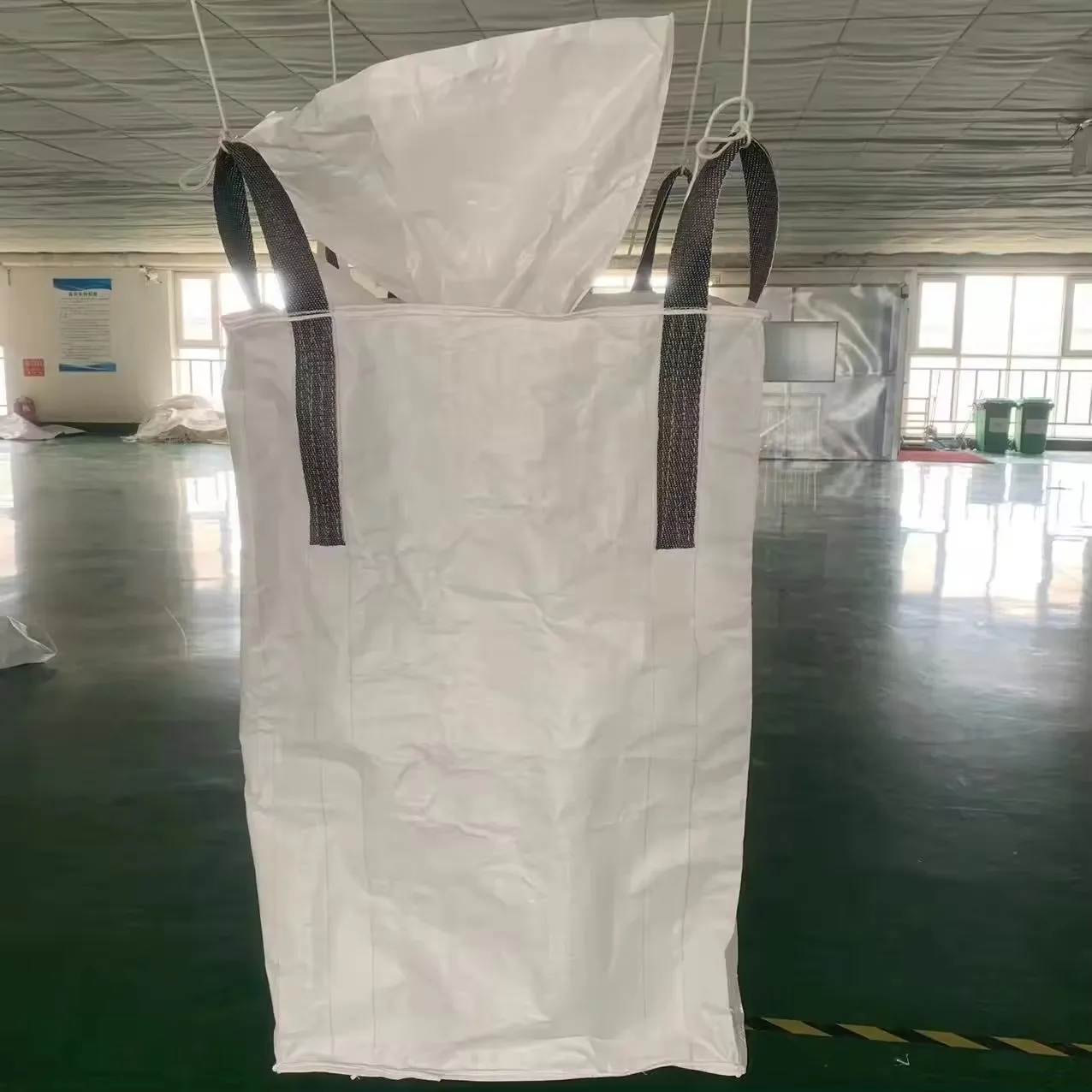 Direct Buy 1 ton big bag discharge spout Fibc bulkbag bigbag jumbo Bag saddle sandbags container Bag for sulphur powder