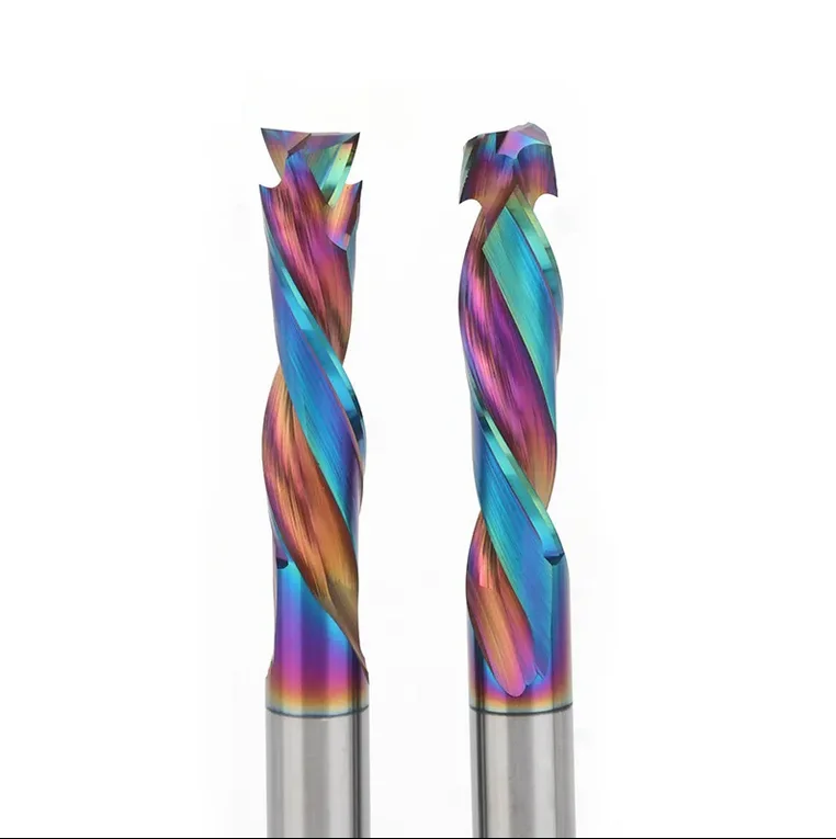 Carbide 2 Flute Wood working Up and downcut Compression Cutting Tool