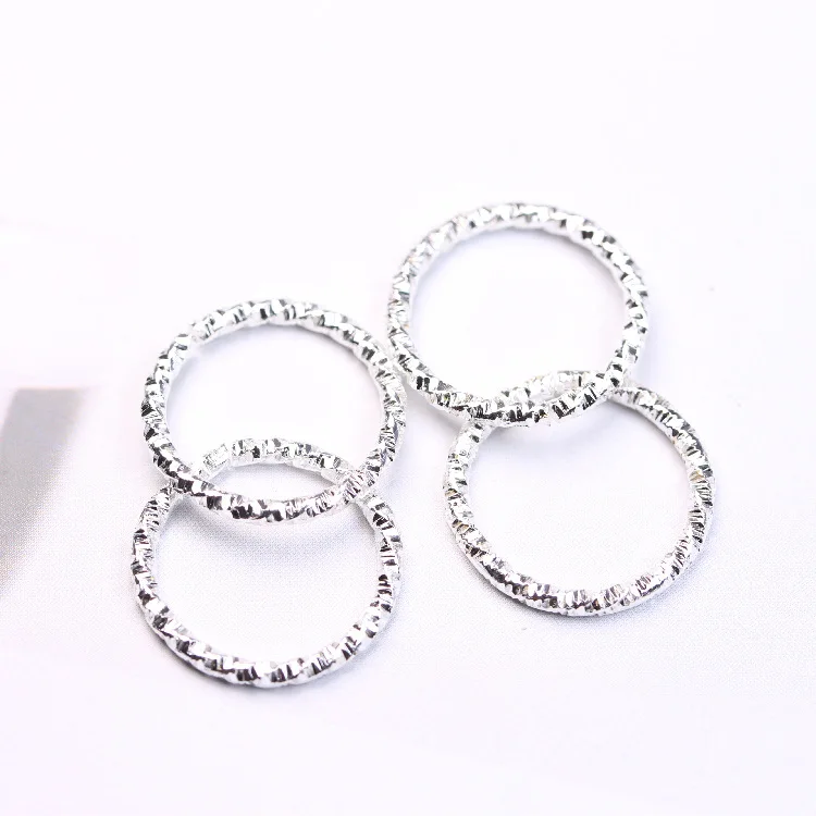 100pcs/lot Round Jump Good Quality Rings Twisted Open Split Rings Connector For Creating Jewelry Makings Findings Supplies DIY