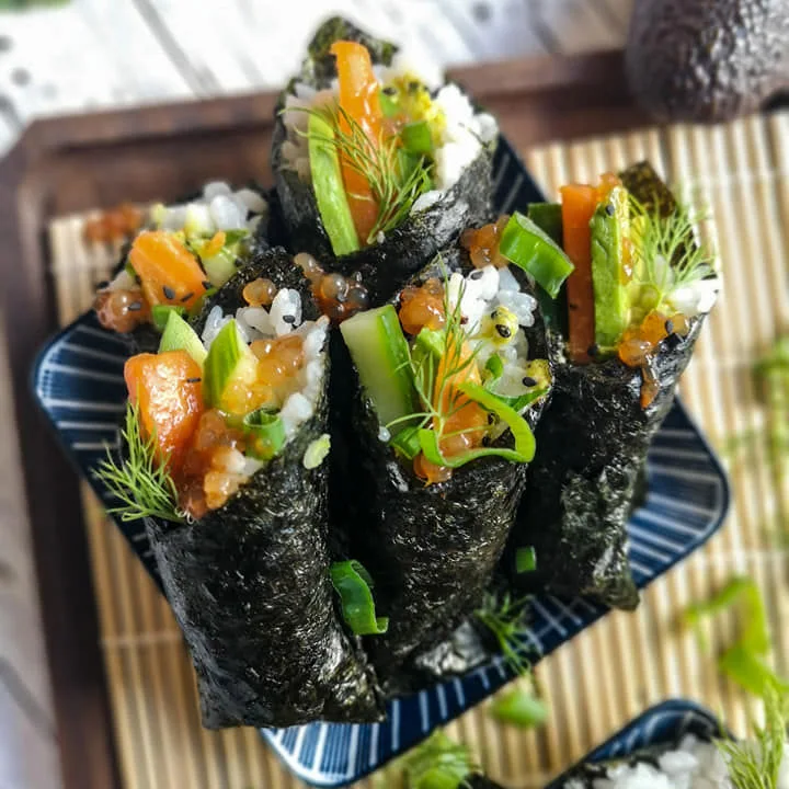 New Product Roasted 200 Sheets Half Cut Sushi Nori for Rolling Temaki