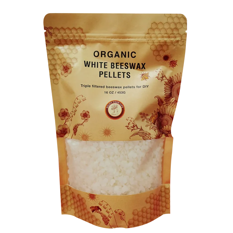 Органический натуральный пчелиный воск для косметики, белый пчелиный воск в гранулах, желтый пчелиный воск для изготовления свечей
