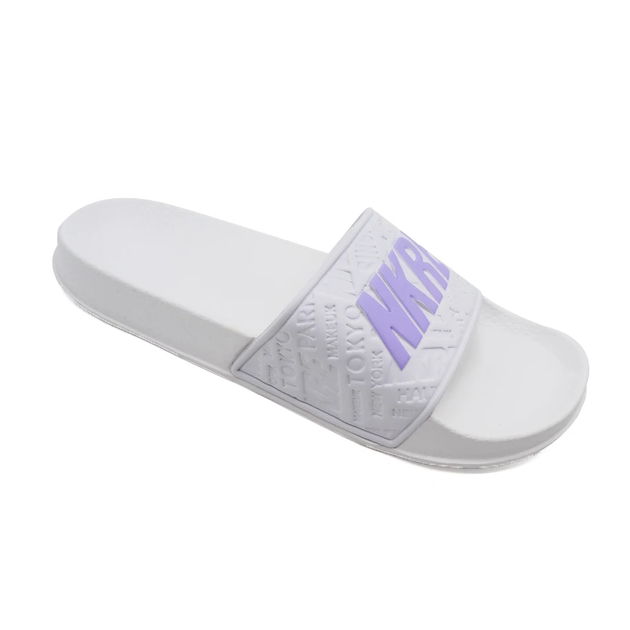 New Logo embossing sport sandals beach slippers 3D printed for men open shoes sliders