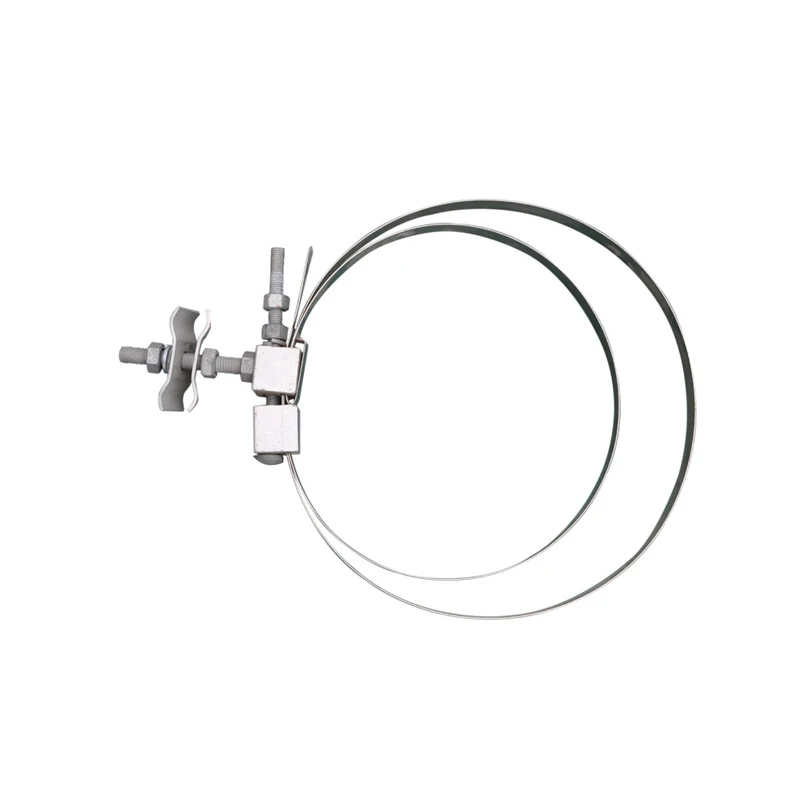 Adss Pole Fiber Optic Cable Preformed Tension Clamp / Suspension Clamp / Adss Down Lead Clamp For Pole Power