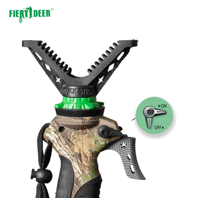  Новый двухсекционный Телескопический охотничий штатив Fiery Deer/Подставка для