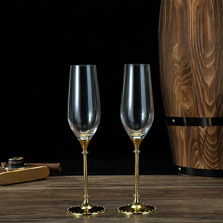 Hot Selling Products Goblet Manufacturers Wholesale High-end Household European Style Wine Glasses Champagne Glasses