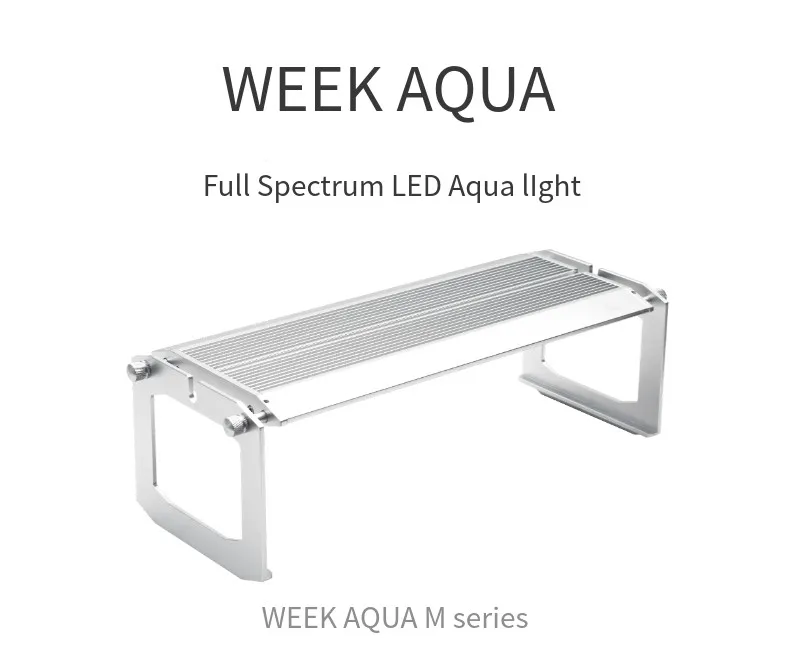 Аквариумный светодиодный светильник WEEK AQUA M Series Mustang RGB + UV 3 фута освещение для аквариума выращивания