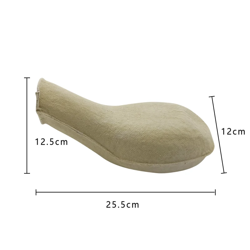 
Compostable 100% newspaper paper pulp hospital disposable female woman urinal device disposable urinal gor women 