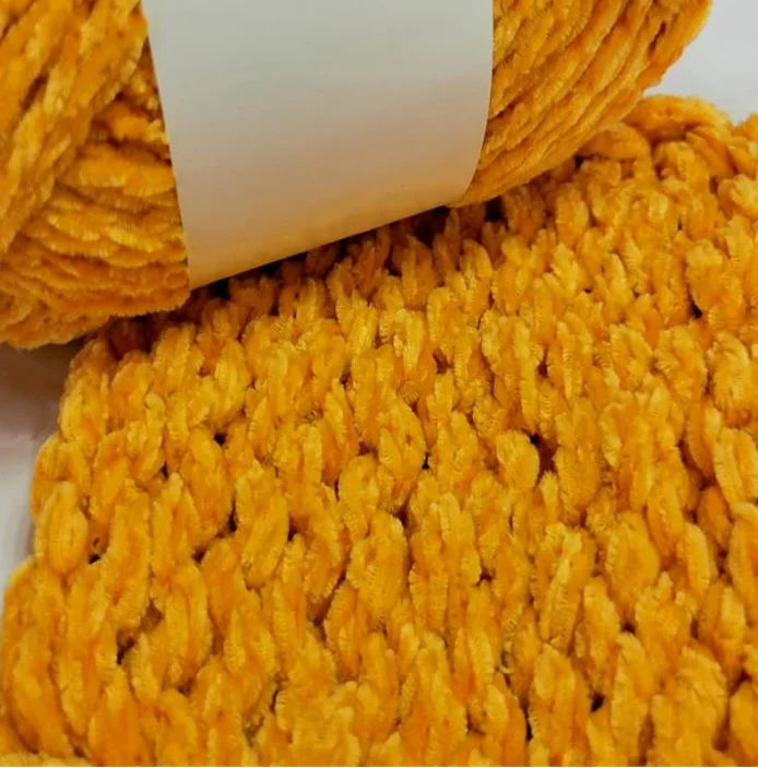 Нм трубчатая синель/Бархатная пряжа для вязания