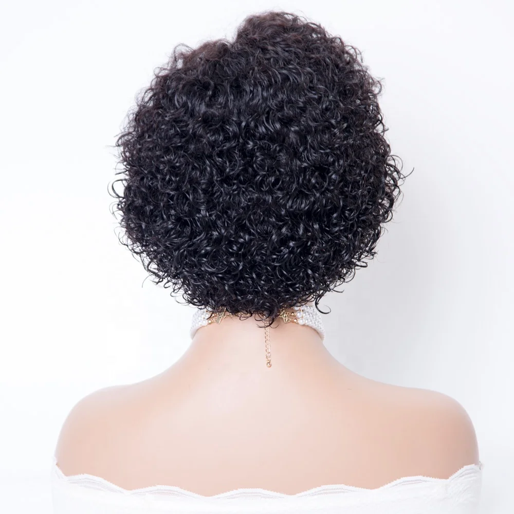 SW-1 Pixi cut lace front wig short wig cheap human hair wigs