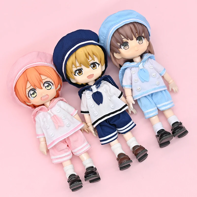 1/12 Ob11 Doll Clothes Hot Sale Cute Custom High Quality Cute Navy Uniform accessories Custom High Quality Bjd Blythe Clothes