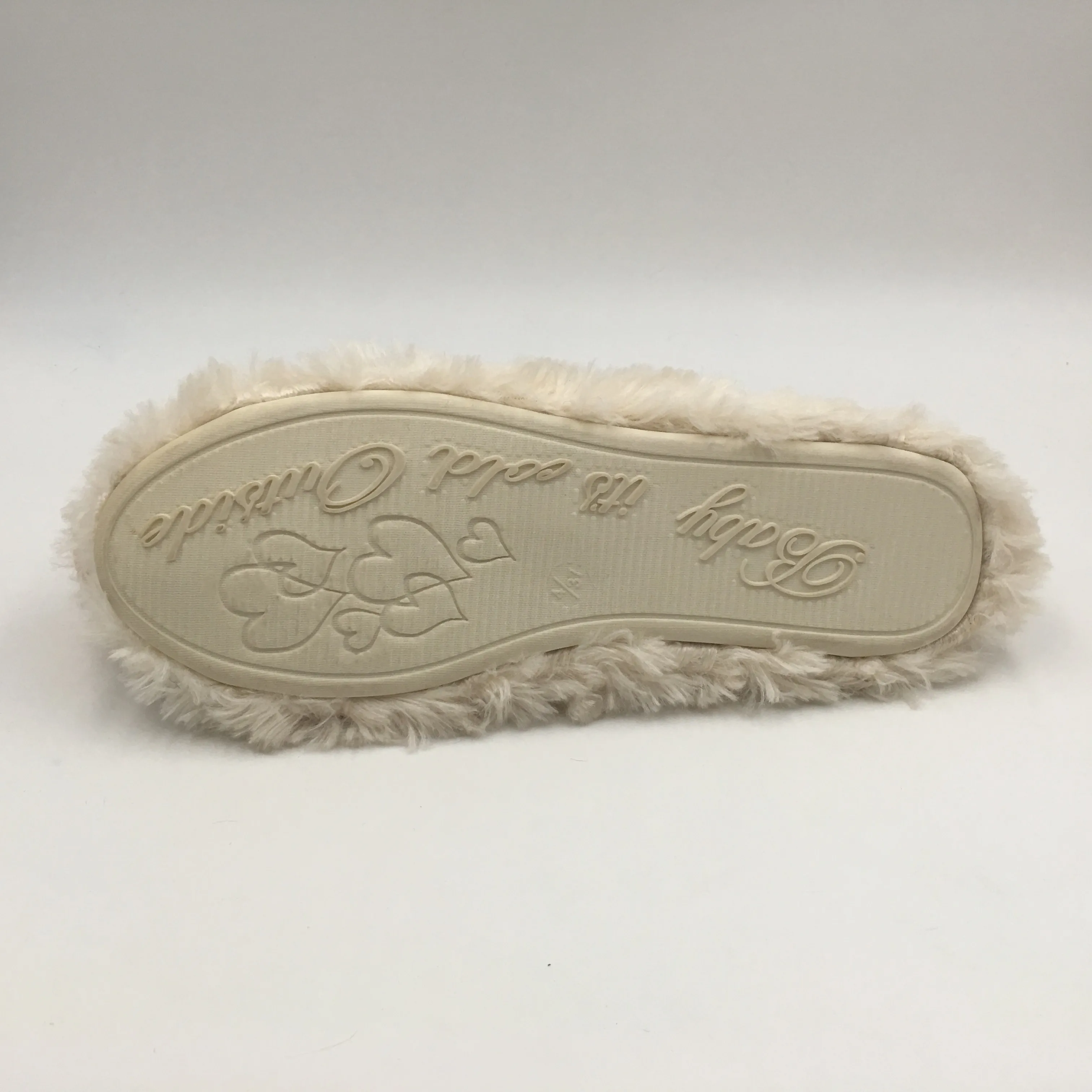 Cheap plush indoor animal cute duck ballerina slippers house shoes for ladies