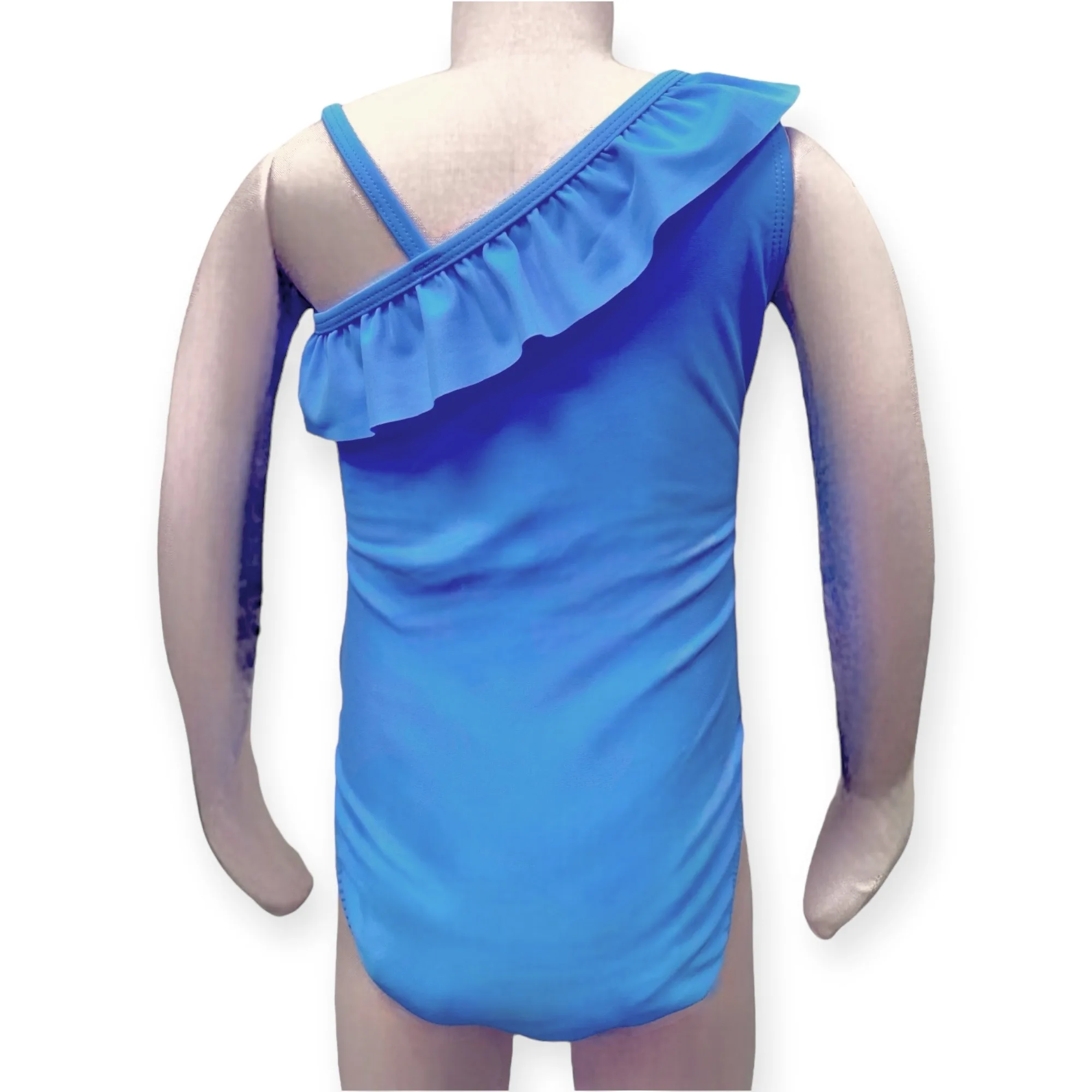 Top Quality Toddler Sustainable Adorable One-Piece Shoulder Ruffle Swimsuit For Baby Girls