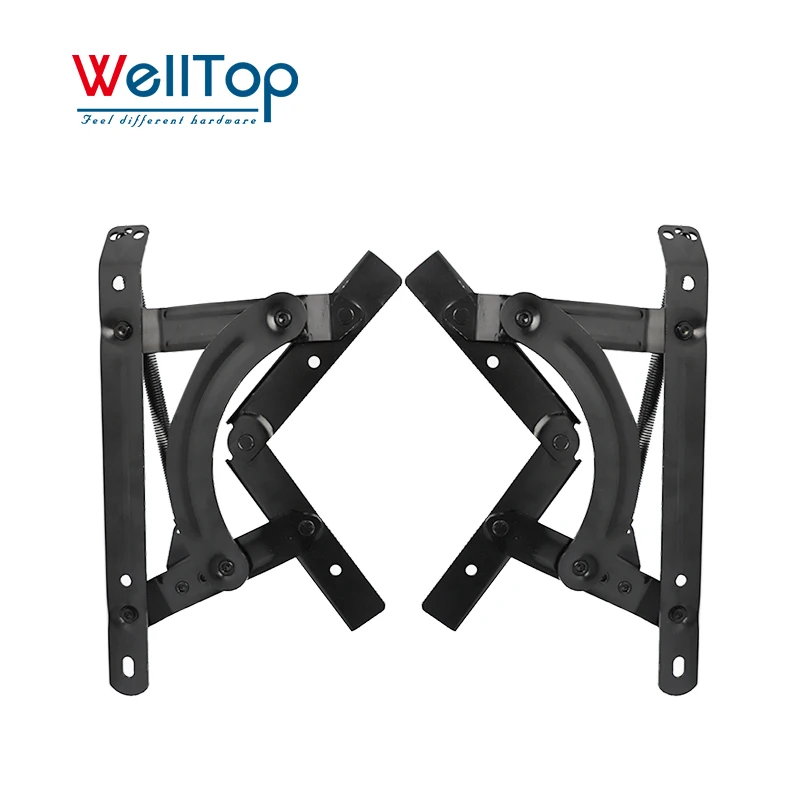 Furniture Hardware Sofa Connector Sofa Bed Mechanism Triple Click Sofa Hinge Adjustable Spring Hinge for DIY Sleeper Couches