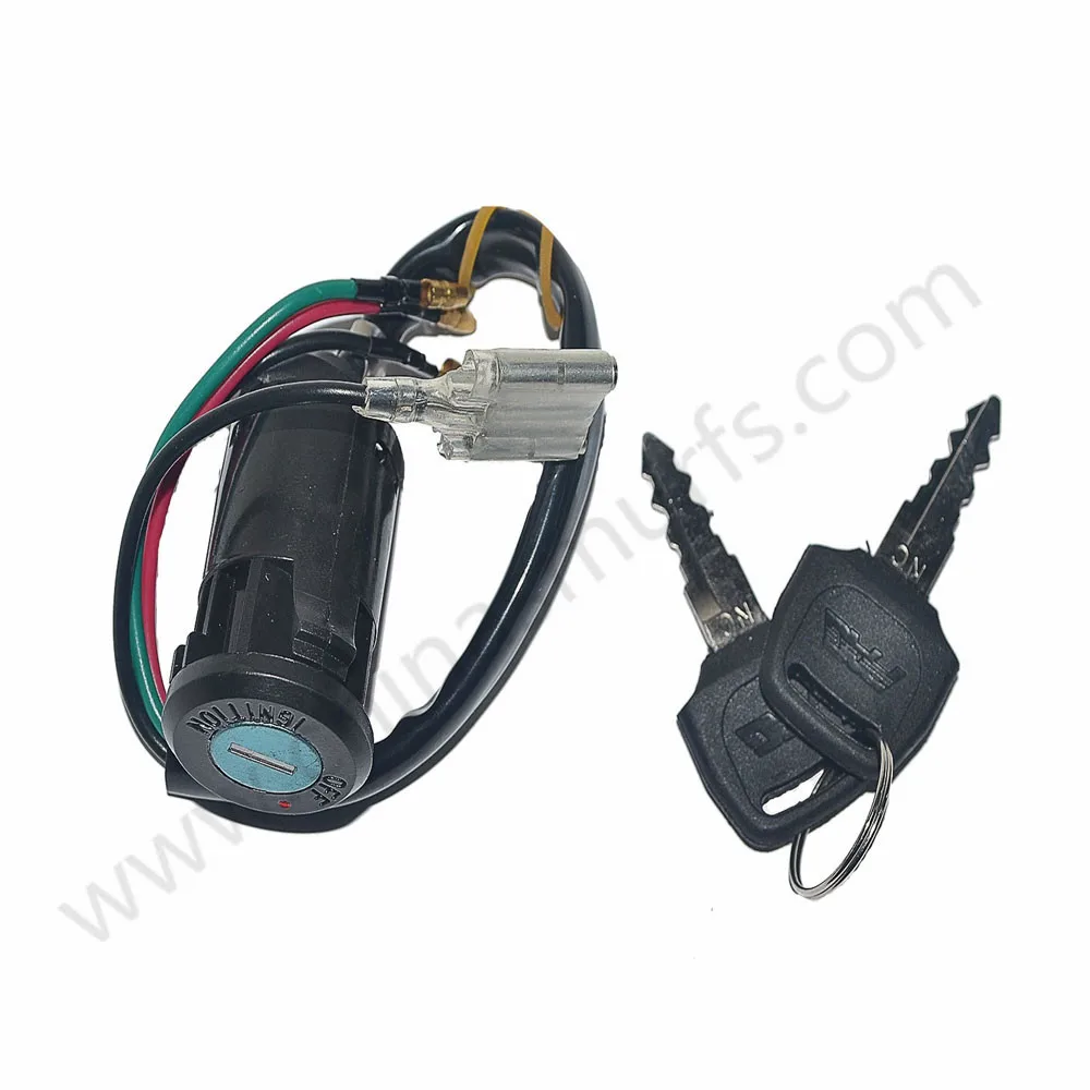Motorcycle 4 Wire Ignition Switch Lock Set FOR CG125 CG 125