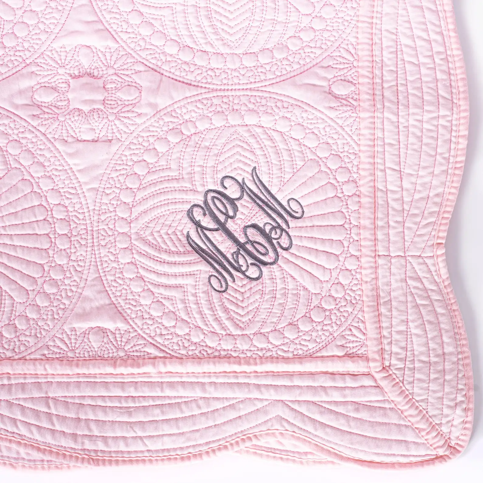 Индивидуальное роскошное детское одеяло Monogrammed мягкое для