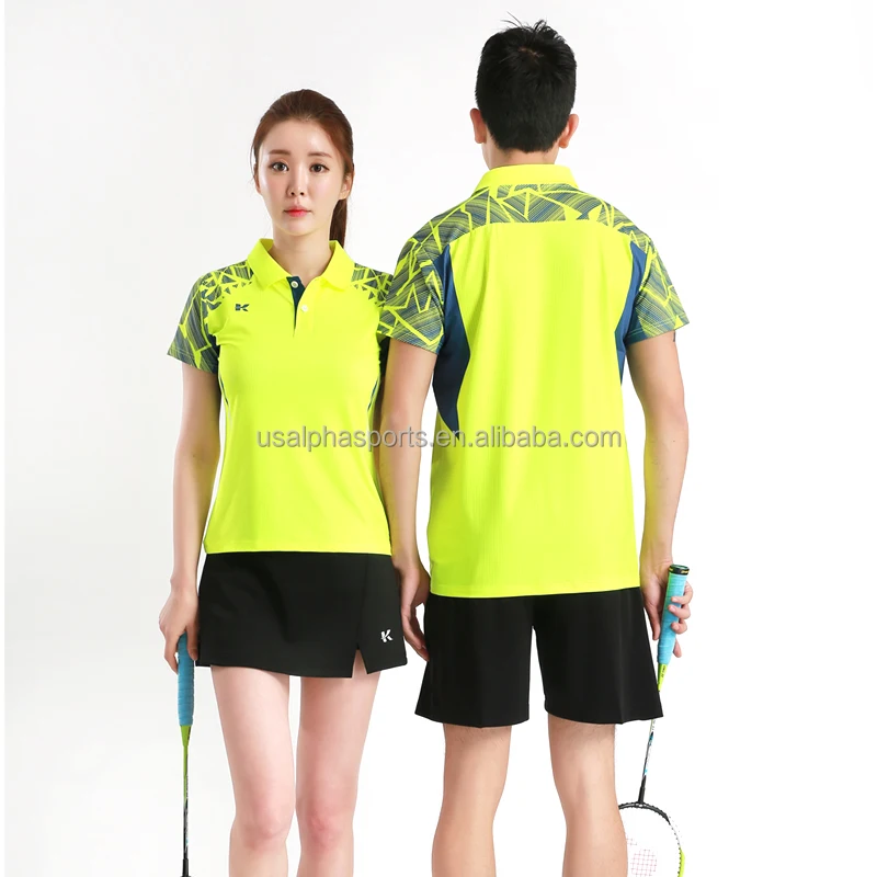 Cheap Factory Wholesale Custom Tennis Sportswear Set Badminton Wear for Men and Women