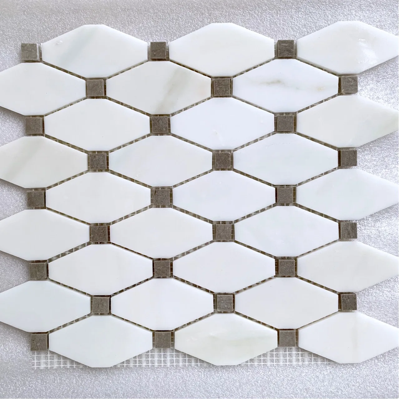 Foshan Black and White Gray Matte Surface Non Slip Octagon Floor Tile And Wall Tile