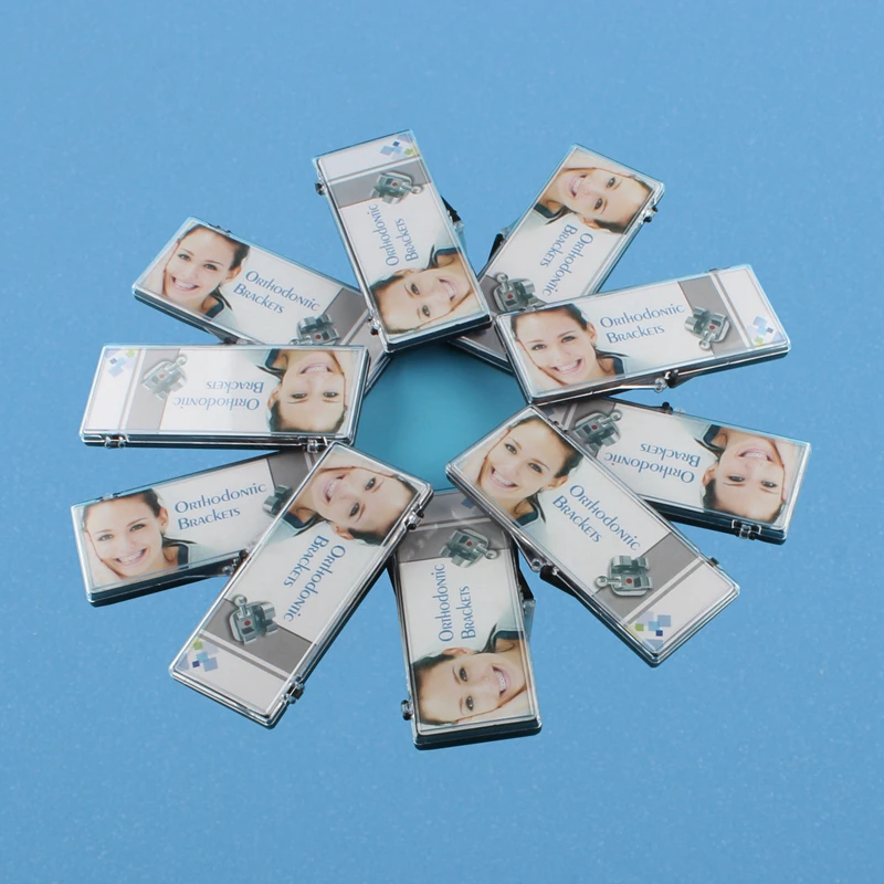 Factory Orthodontic MIM MBT 0.018 Mini Orthodontic Metal Brackets with 6&7 Buccal Tubes