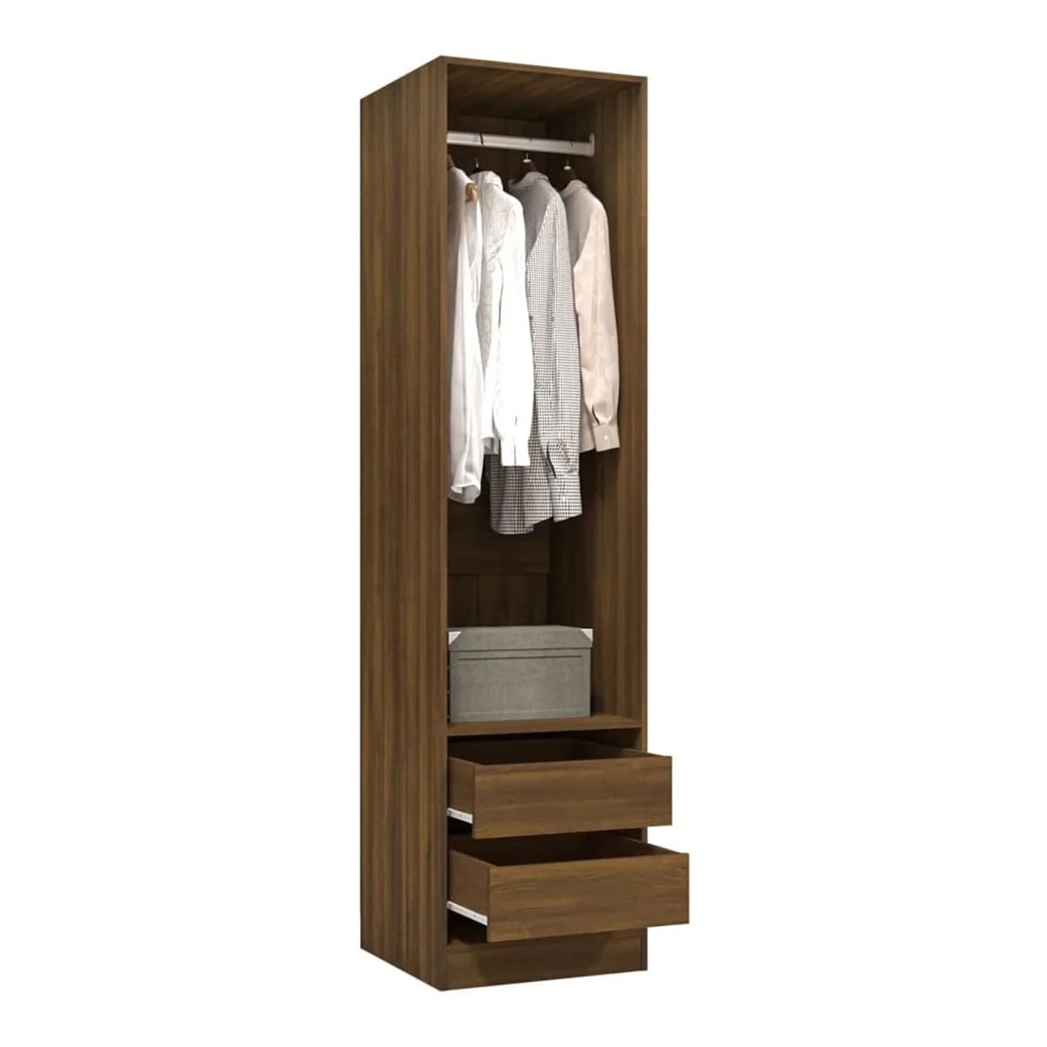 Bedroom Furniture Clothes Storage Cabinet Wooden Highboard Closet Armoire Wardrobe with Drawer, cupboards for bedroom wardrobe