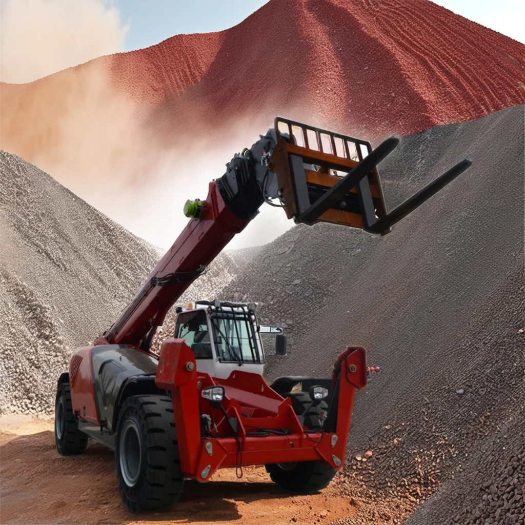 Chinese Brand HERACLES TR1035 Telehandler 10M Lifting Height Construction and Engineering Loader with Fork