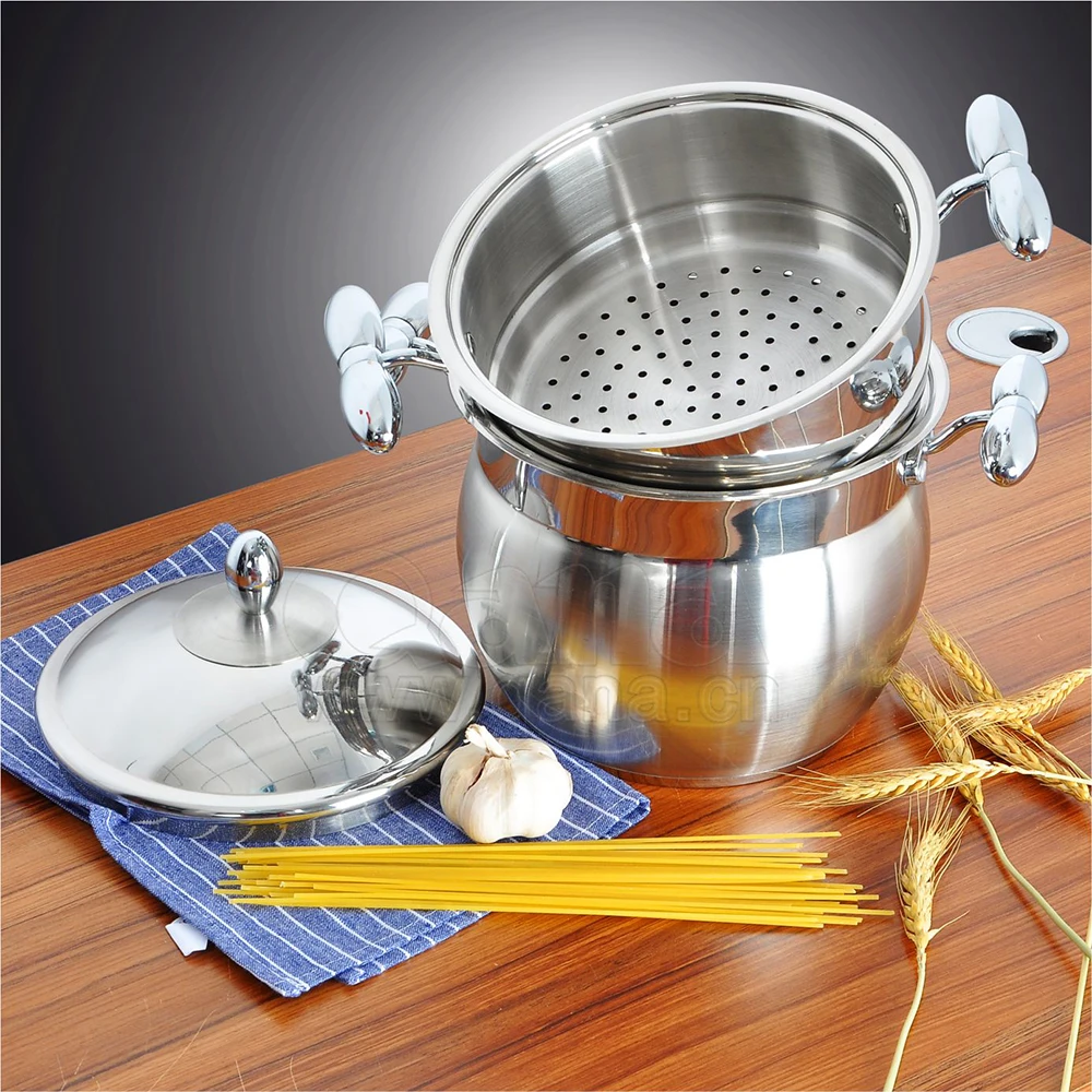 cooking pot Double Boiler Couscous Pot Pots and Pans Stainless Steel Cookware for Kitchen Cooking